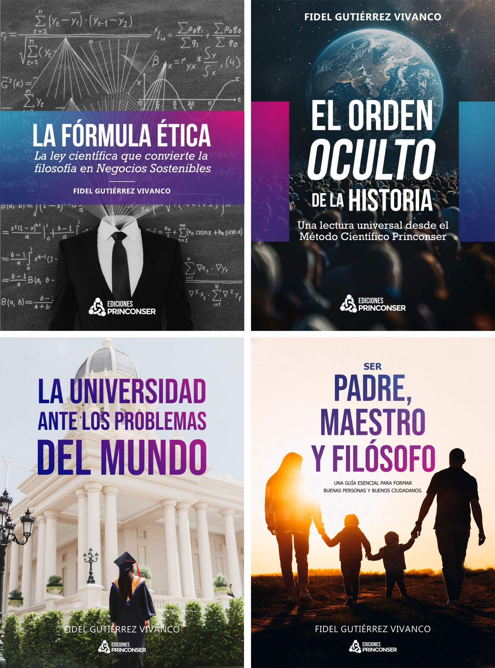 LOS CUATRO LIBROS DE LA COLECCIÓN